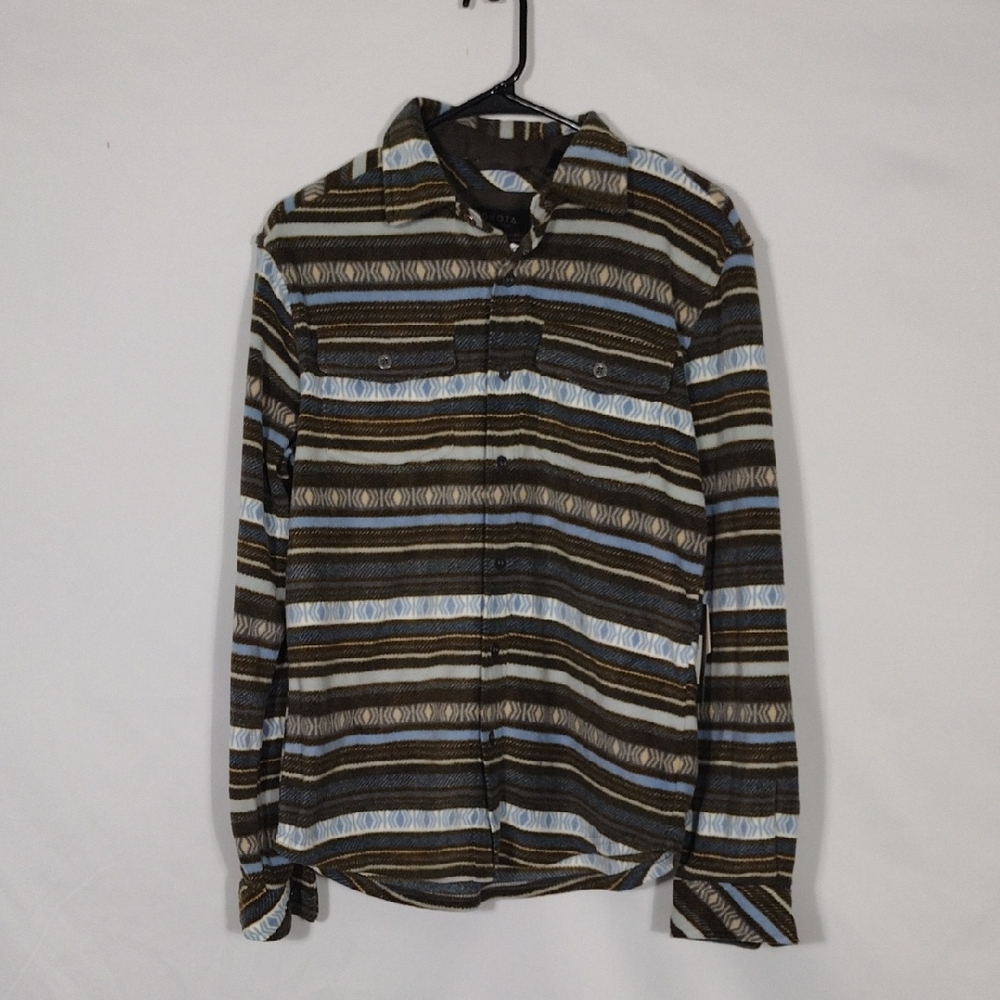 NWT Dakota Grizzly Mountain Lloyd Print Fleece Shirt Jacket Men's Sz Small